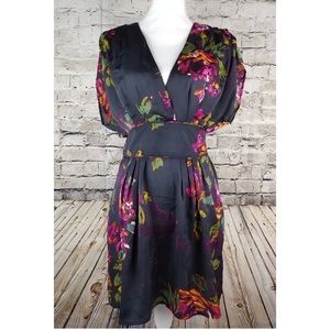 O’Neill Floral Sheer Summer Dress Kimono Sz L